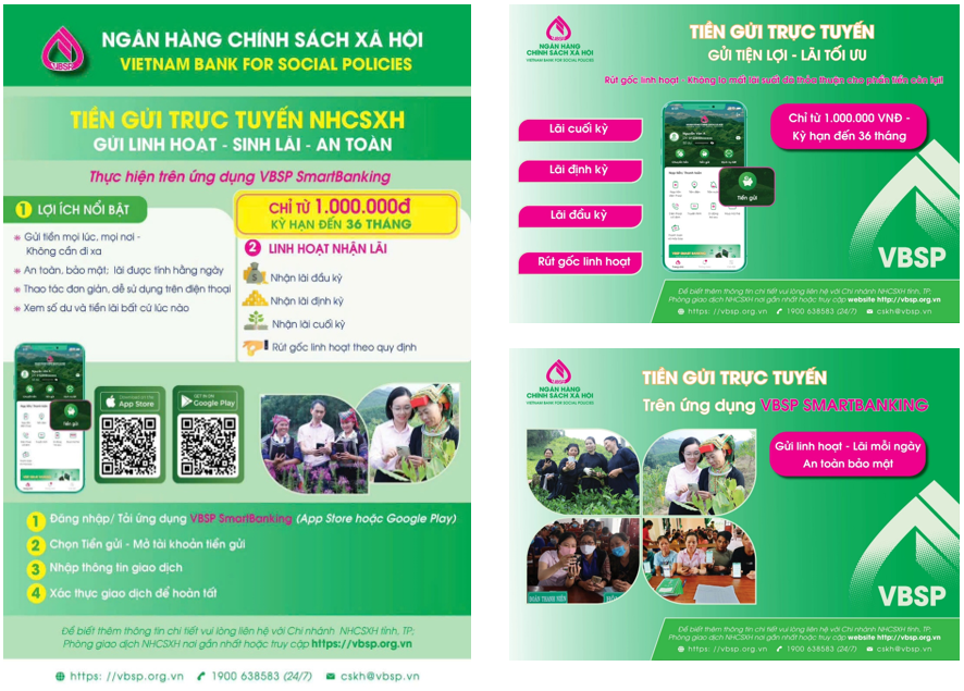 Tiền gửi trực tuyến trên ứng dụng VBSP SMARTBANKING “Một chạm, vạn tiện nghi”
